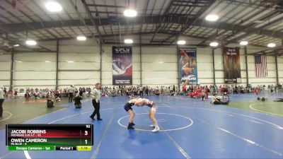 92 lbs Rd# 1 9:00am Friday - Jacobi Robbins, Michigan S.W.A.T vs Owen Cameron, PA Blue