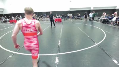 144 lbs Beck Yurkunas, Team Michigan - Red vs Grady Phelps, Tennessee Greco