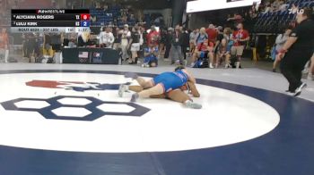207 lbs Semis - Alyciana Rogers, TX vs Lulu Kirk, KS