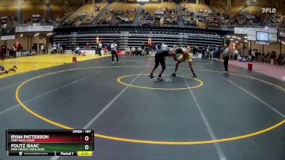 197 lbs Champ. Round 1 - Ryan Patterson, Fort Hays State vs Foutz Isaac, New Mexico Highlands