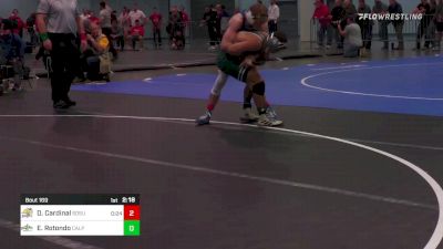 133 lbs C Of 16 #1 - Derrick Cardinal, South Dakota State vs Ethan Rotondo, Cal Poly