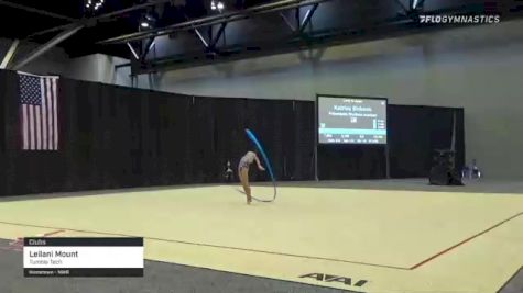 Leilani Mount - Clubs, Tumble Tech - 2021 USA Gymnastics Championships