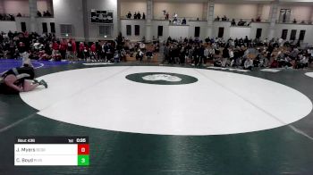 138 lbs Consi Of 16 #2 - Jackson Myers, Bristol County/Dighton Rehoboth vs Caydon Boyd, Plymouth South