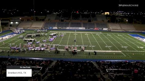 Granbury H.S., TX at 2019 BOA West Texas Regional Championship, pres. by Yamaha