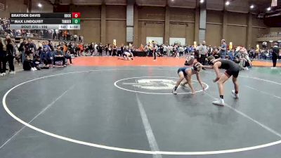 106 lbs Champ. Round 2 - Brayden Davis, Rockwall vs Max Lindquist, Timberland