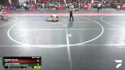 110 lbs Cons. Round 4 - Maxim Skaar, LAW vs Jaxon Moenke, Wittenberg Birnamwood Chargers