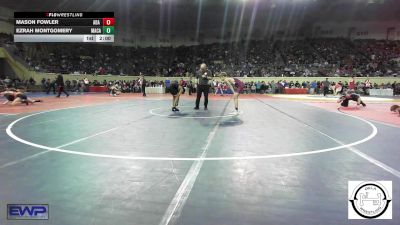 92 lbs Round Of 32 - Mason Fowler, Ada Junior High vs Ezrah Montgomery, MacArthur Wrestling