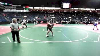 130 lbs Cons. Round 2 - Braxley Miller, RIKA vs Patrick Meloni, Unattached