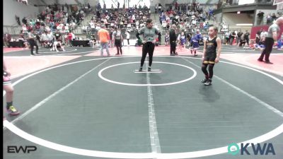 67 lbs Rr Rnd 5 - Liliana Guerrero, Brushy Wrestling Club vs Gracelynn Pinkston, Pocola Youth Wrestling
