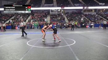 110 lbs Cons. Round 2 - Sophie Burt, Circle vs Leah Wright, Bonner Springs