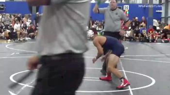 132 lbs Semifinal - Jace Grunder, Sauk Valley Grapplers vs Tavius Hosely, Team Gotcha