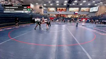 215 lbs Round 1 - Owen Manshack, Conroe Caney Creek vs Devin Allen, Prosper