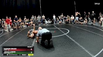 105 lbs Round 7 (8 Team) - Hudson Bragg, POWA vs Jonas Lusker, Dirty Jersey