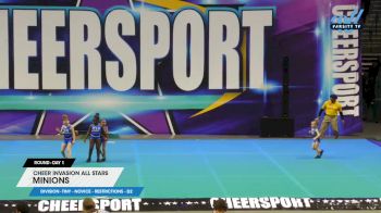 Cheer Invasion All Stars - Minions [2024 L1 Tiny - Novice - Restrictions - D2 Day 1] 2024 CHEERSPORT Charlotte Classic