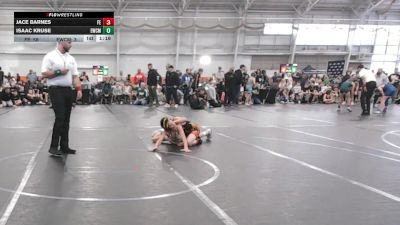 92 lbs Round 4 (6 Team) - Jace Barnes, Firebird Elite vs Isaac Kruse, Empyre WC Maroon