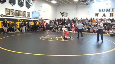 175 lbs Quarterfinal - Bryce Matt, Tripoli vs Wyatt Bearman, Nashua-Plainfield