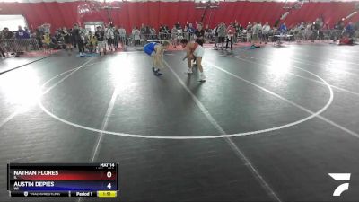 170 lbs Cons. Round 1 - Nathan Flores, IL vs Austin Depies, WI