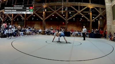 120 lbs Round 1 (16 Team) - Preston Giles, Coahulla Creek vs Johnathan Rodriguez, Rutland