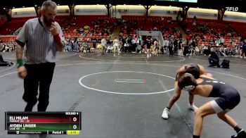 84 lbs Round 4 (8 Team) - Eli Milam, Pursuit WC vs Ayden Unger, Lake WC