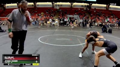 84 lbs Round 4 (8 Team) - Eli Milam, Pursuit WC vs Ayden Unger, Lake WC