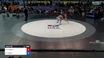 157 lbs Rnd Of 128 - Deacon Pickett, NV vs Ben Hegler, OH