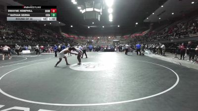 217 lbs Round Of 32 - Dwayne Hemphill, Chowchilla vs Nathan Serna, Cesar Chavez