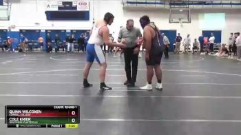 285 lbs Champ. Round 1 - Quinn Wilcoxen, Cornell College vs Cole Knier, Wisconsin-Platteville