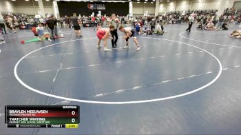 215 lbs Semifinal - Thatcher Whiting, Kearney High School Wrestling vs Braylen Meeuwsen, Michigan Premier WC