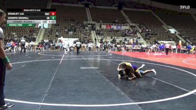 133 lbs Champ. Round 1 - Joseph Sowell, Montevallo vs Stanley Lal, Truett McConnell University