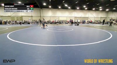 90 lbs Quarterfinal - Gavin Light, MOJO Mulisha 14U vs Kinsler Brown, Shelton Wrestling Academy 14U