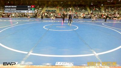 88 lbs Semifinal - Kepler Wicks, FM Wrestling Club vs Logan Oakes, Sebolt Wrestling Academy