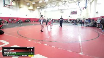 135 lbs Champ. Round 2 - Hailey Ryan, San Clemente vs Kenzie Ehlers, Oak Hills