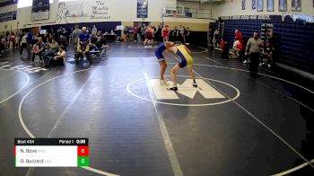 121 lbs Cons. Round 5 - Nico Bove, Ringgold Hs vs Drake Buzzard, Avella Area Hs