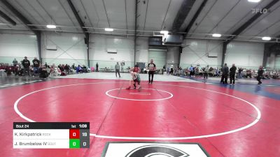 115 lbs Rr Rnd 1 - Koby Kirkpatrick, Rockmart Takedown Club vs Joseph Brumbelow IV, South Paulding Junior Spartans Wrestling Club