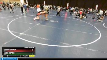 132 lbs Cons. Round 6 - Tyson Brown, NE vs Alex Ropski, TN