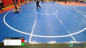 58-61 lbs Semifinal - Hagen Byrd, Salina Wrestling Club vs Jake Potts, Heat