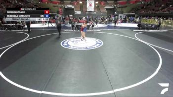 105-110 lbs Champ. Round 1 - Serineh Crane vs Miabella Madueno, Legacy Wrestling Center