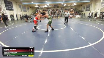 150 lbs Cons. Round 2 - Frank Padilla, Santa Ana vs Josiah Moreira, Brea Olinda