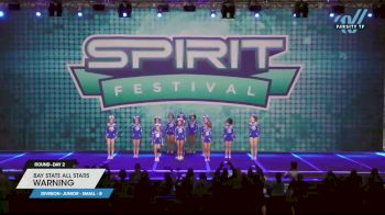 Bay State All Stars - Warning [2023 L3 Junior - Small - B Day 2] 2023 Spirit Fest Grand Nationals