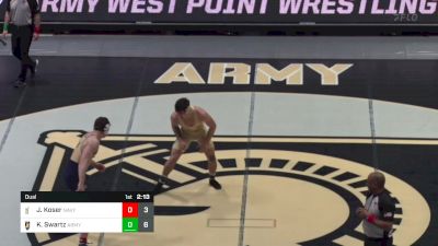 165 lbs Dual - Kyle Swartz, Army vs Jacob Koser, Navy