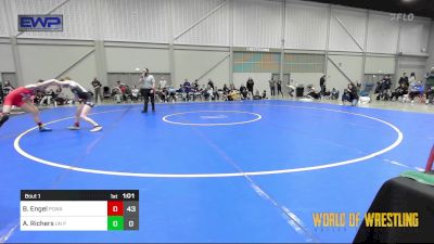 90 lbs Quarterfinal - Brynn Engel, POWA vs Abby Richers, Untouchables Girls Pink