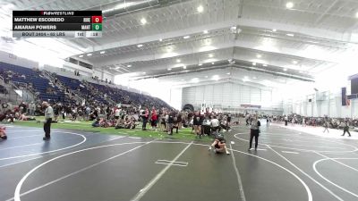 62 lbs Consi Of 8 #1 - Matthew Escobedo, Riverside Rascals vs Amarah Powers, Mantanona TC