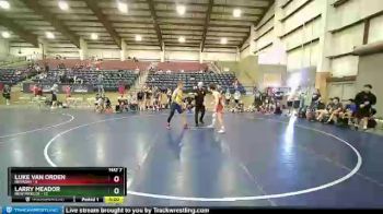 145 lbs Finals (8 Team) - Luke Van Orden, NEVADA1 vs Larry Meador, NEW MEXICO1