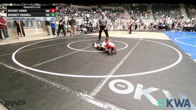 66 lbs Quarterfinal - Rocket Jones, Raw Wrestling Club vs Barrett Kennell, Tiger Trained Wrestling