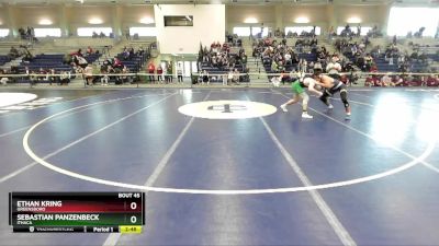 165 lbs Champ. Round 1 - Sebastian Panzenbeck, Ithaca vs Ethan Kring, Greensboro