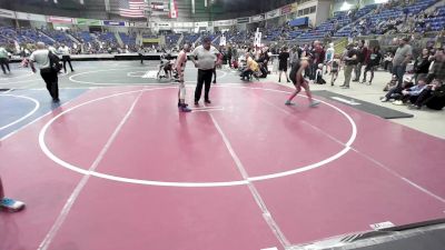 130 lbs Consi Of 16 #2 - Keenan Aragon, Escalante Eagles vs Bouxe Smith, Merino