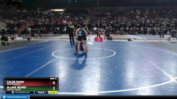 126 lbs 3rd Place Match - Blaine Beard, Central Valley vs Caleb Shaw, New Plymouth
