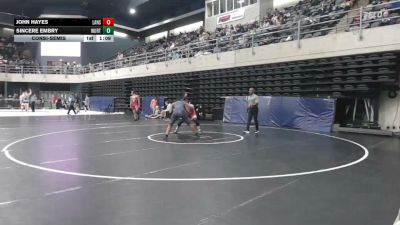 189 lbs Consolation - John Hayes, Lansdale vs Sincere Embry, Wurtsboro