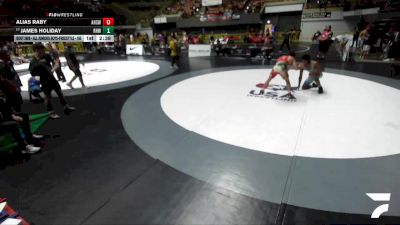 Champ. Round 3 - Alias Raby, Anderson High School Wrestling vs James Holiday, Rough House Wrestling