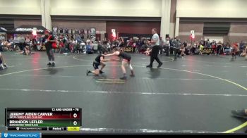 78 lbs Semifinal - Jeremy Aiden Carver, Delta Wrestling Club Inc. vs Brandon Lefler, Darkhorse Wrestling